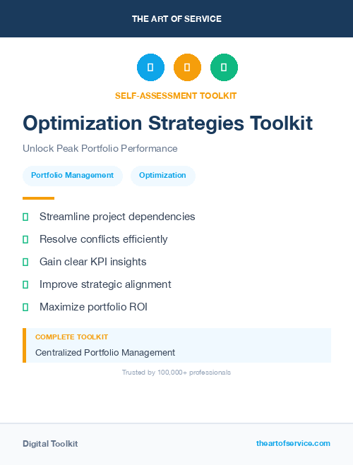 Optimization Strategies Toolkit