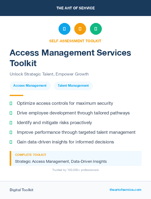 Access Management Services Toolkit