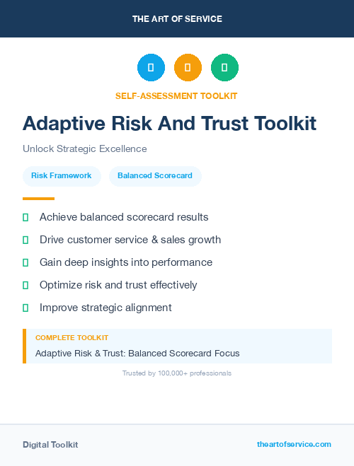 Adaptive Risk And Trust Toolkit