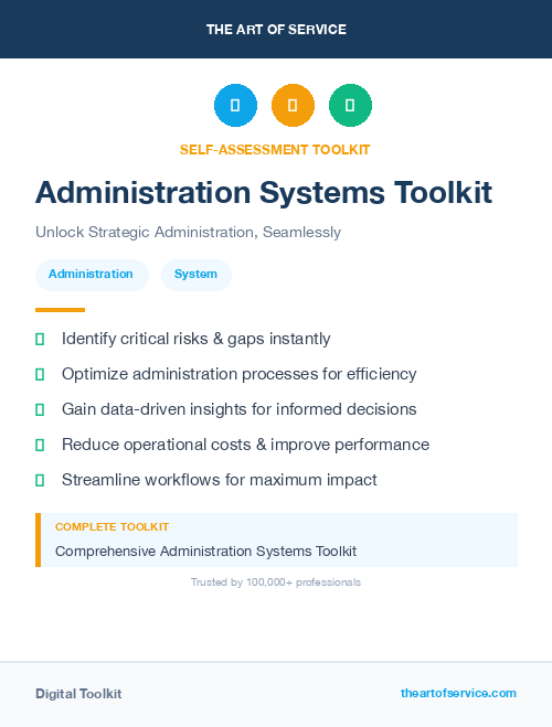 Administration Systems Toolkit