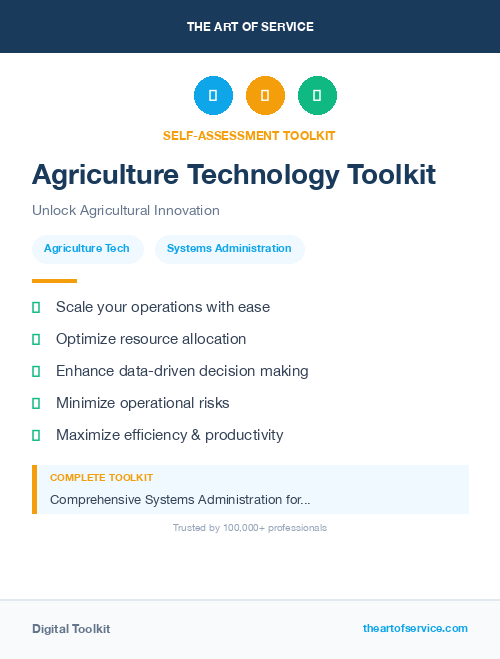 Agriculture Technology Toolkit