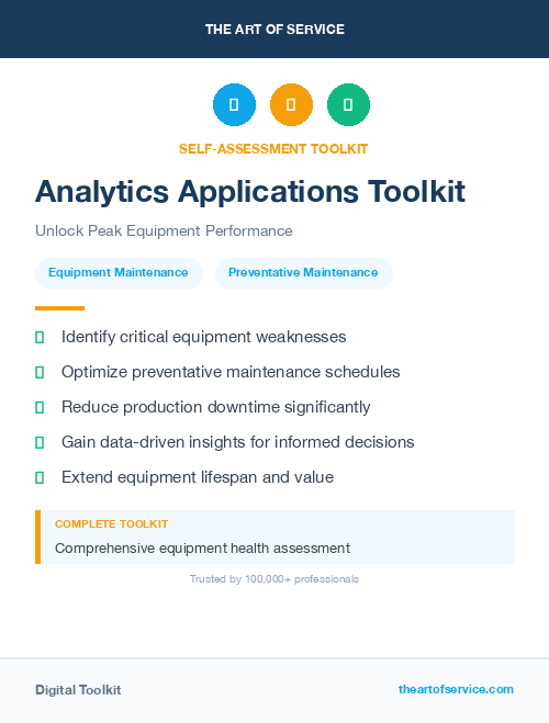 Analytics Applications Toolkit