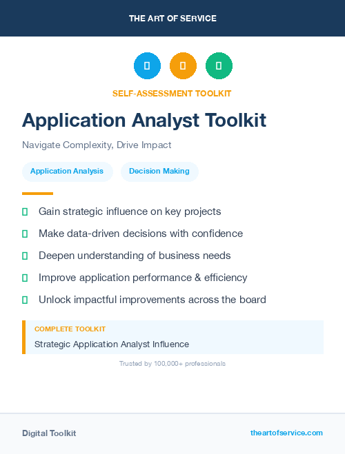 Application Analyst Toolkit