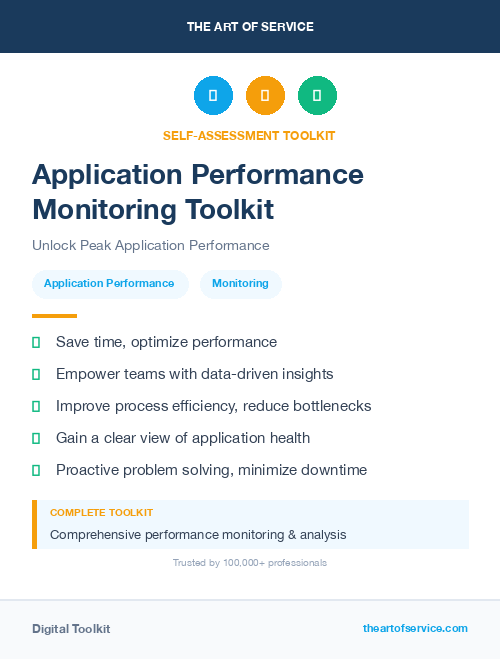 Application Performance Monitoring Toolkit