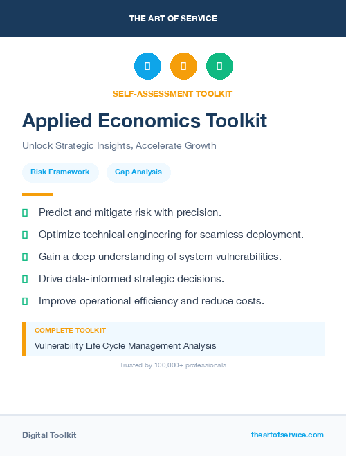 Applied Economics Toolkit