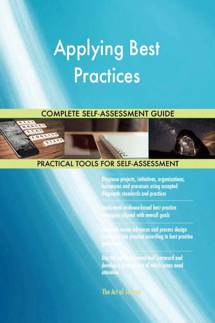 Applying Best Practices Toolkit