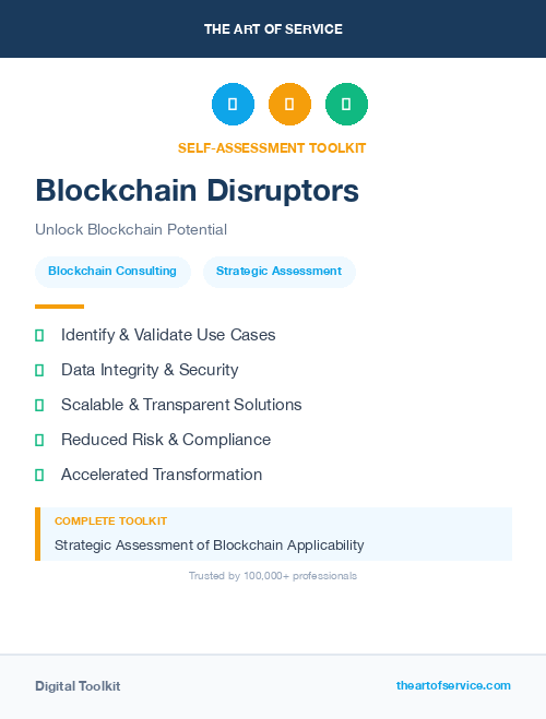 Blockchain Disruptors