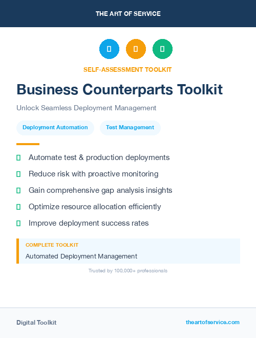 Business Counterparts Toolkit