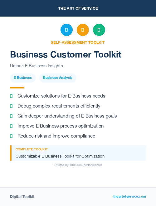Business Customer Toolkit