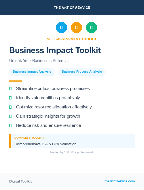 Business Impact Toolkit