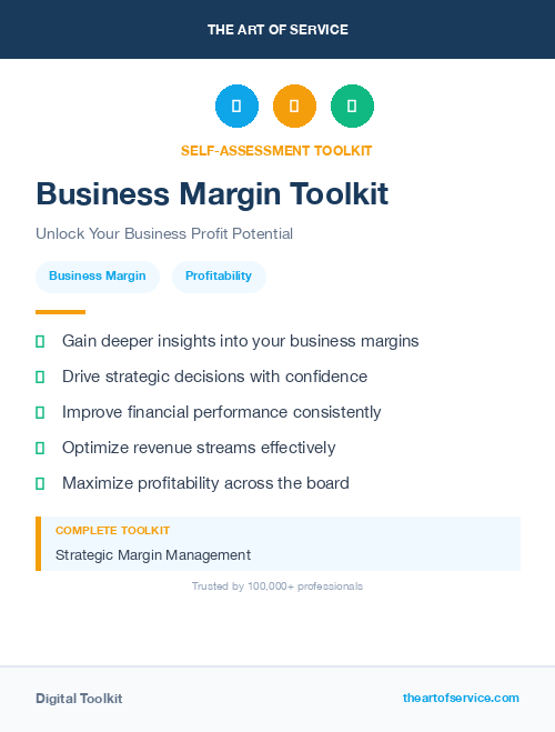 Business Margin Toolkit
