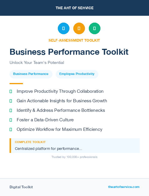 Business Performance Toolkit