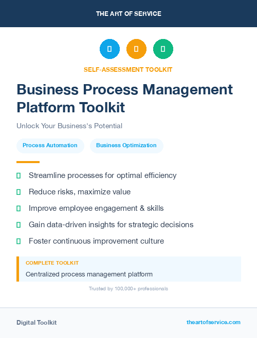 Business Process Management Platform Toolkit
