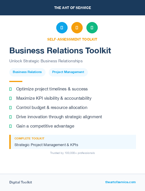 Business Relations Toolkit