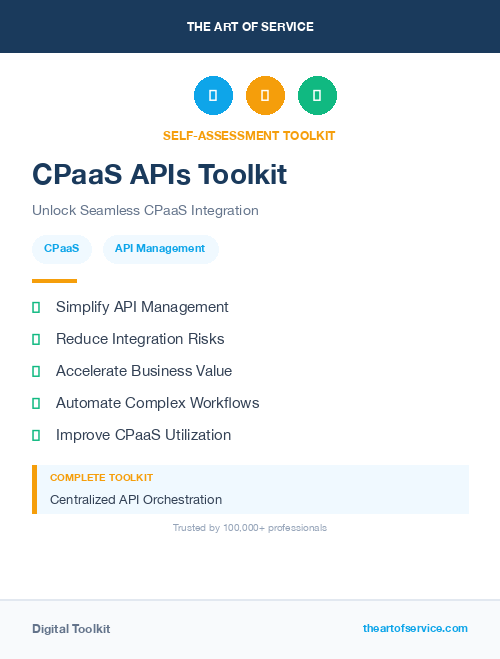 CPaaS APIs Toolkit
