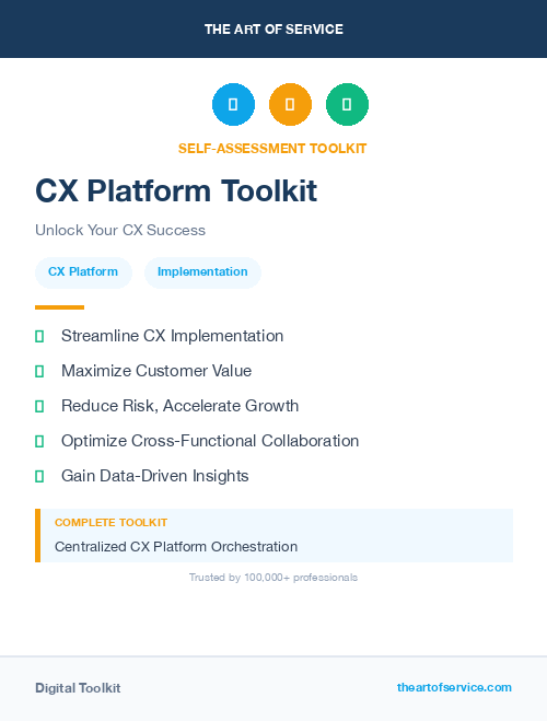 CX Platform Toolkit