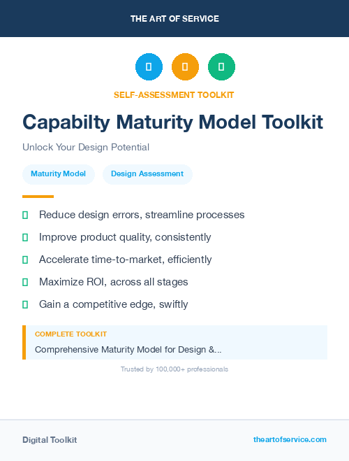 Capabilty Maturity Model Toolkit