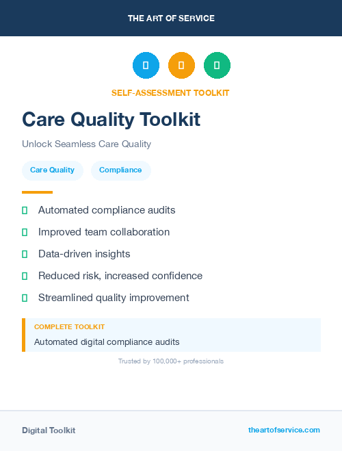 Care Quality Toolkit