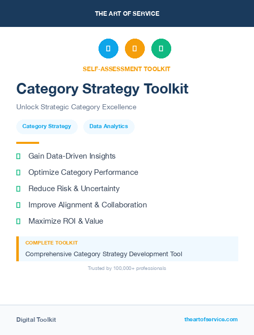 Category Strategy Toolkit