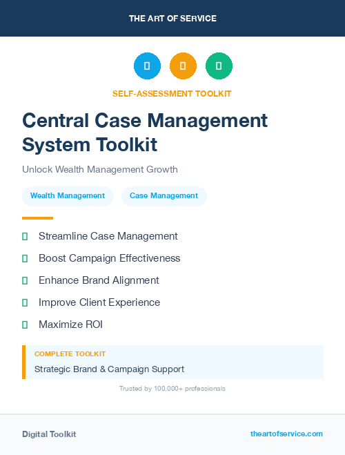 Central Case Management System Toolkit