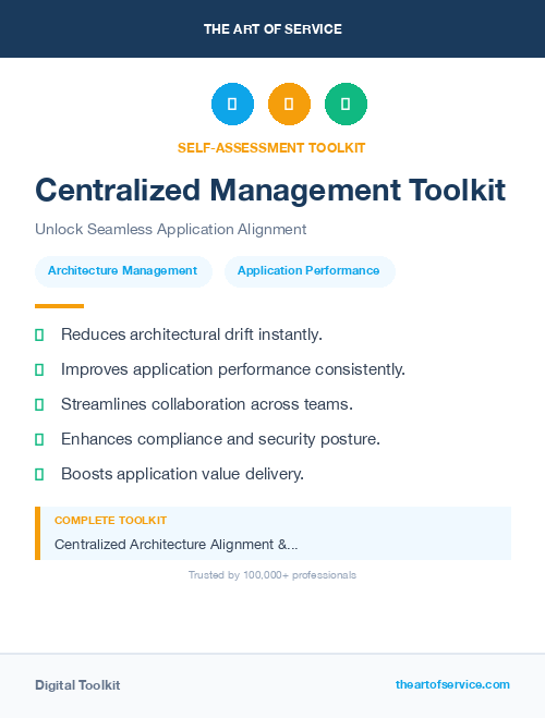 Centralized Management Toolkit