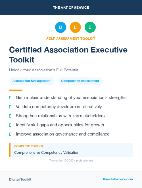 Certified Association Executive Toolkit