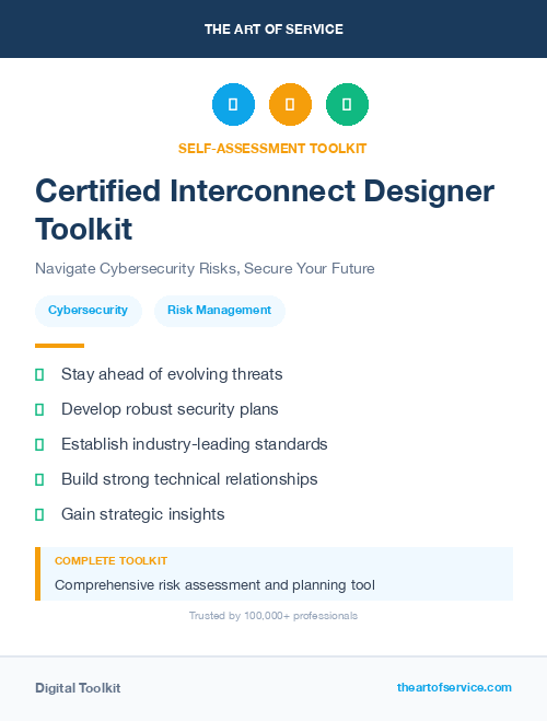 Certified Interconnect Designer Toolkit