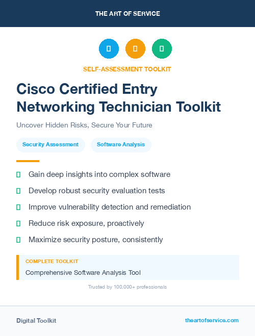 Cisco Certified Entry Networking Technician Toolkit