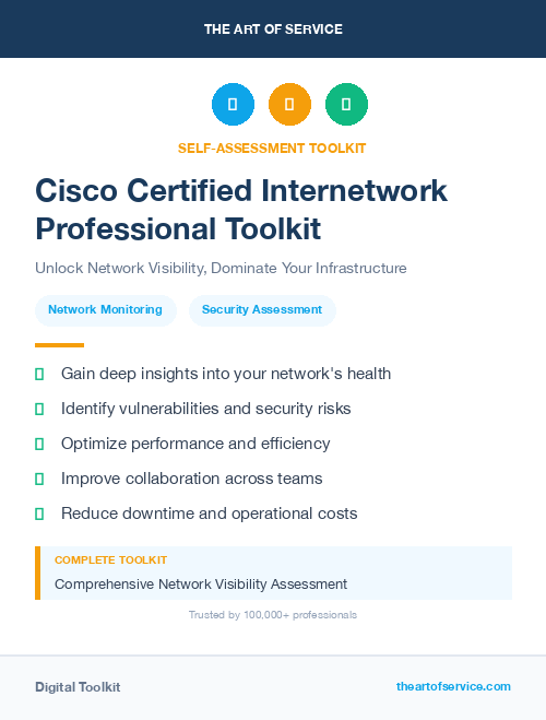 Cisco Certified Internetwork Professional Toolkit