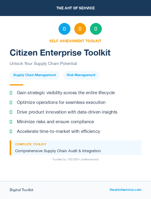 Citizen Enterprise Toolkit
