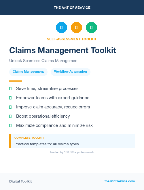 Claims Management Toolkit
