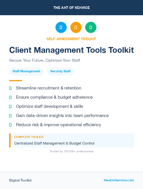 Client Management Tools Toolkit