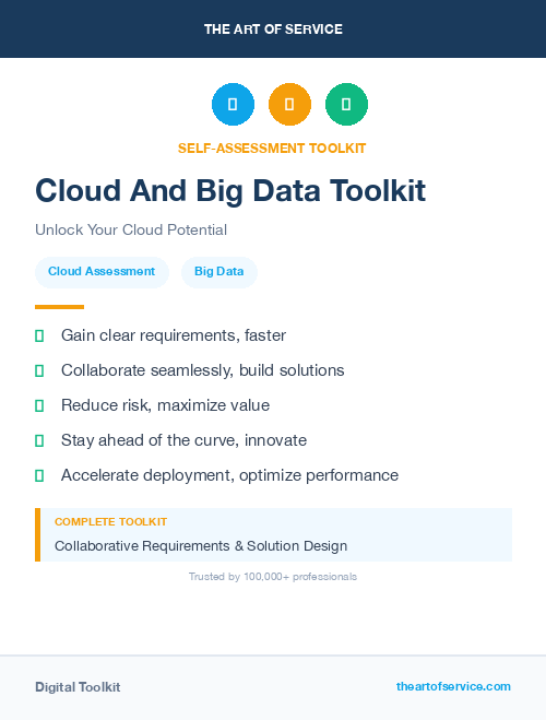 Cloud And Big Data Toolkit