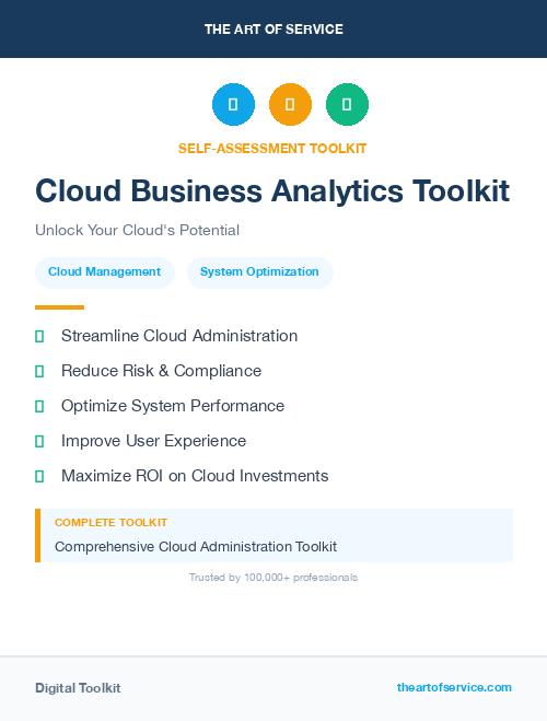 Cloud Business Analytics Toolkit