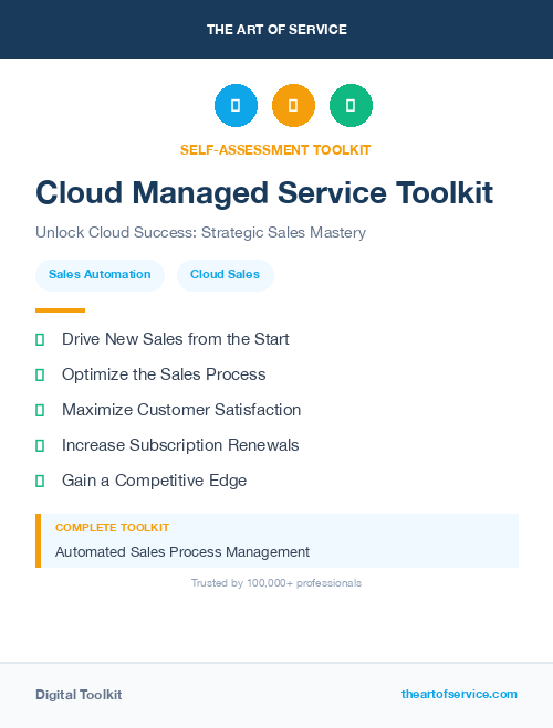 Cloud Managed Service Toolkit