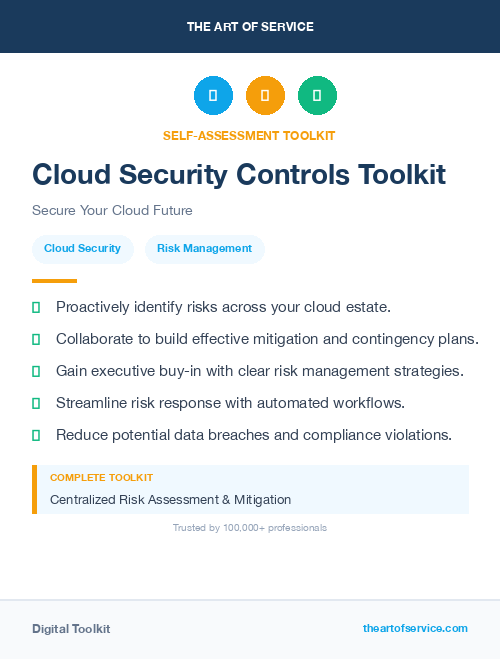 Cloud Security Controls Toolkit