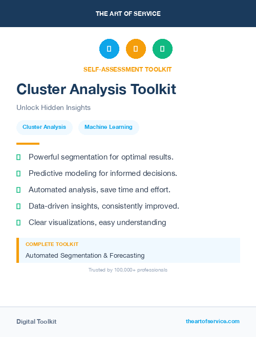 Cluster Analysis Toolkit