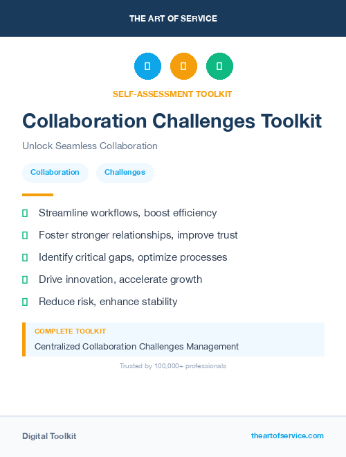 Collaboration Challenges Toolkit
