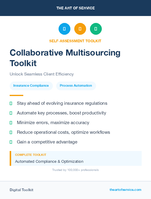 Collaborative Multisourcing Toolkit