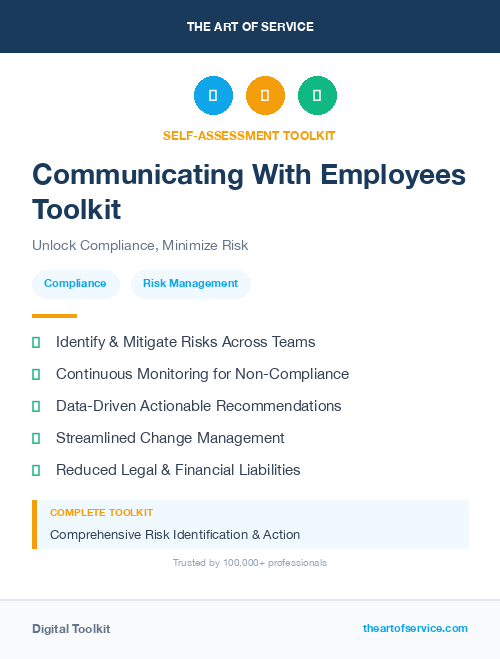 Communicating With Employees Toolkit