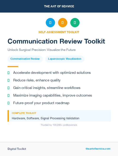Communication Review Toolkit