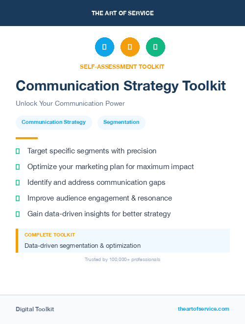 Communication Strategy Toolkit