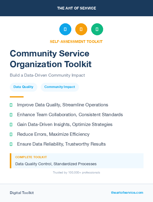 Community Service Organization Toolkit