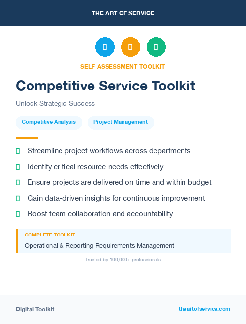 Competitive Service Toolkit