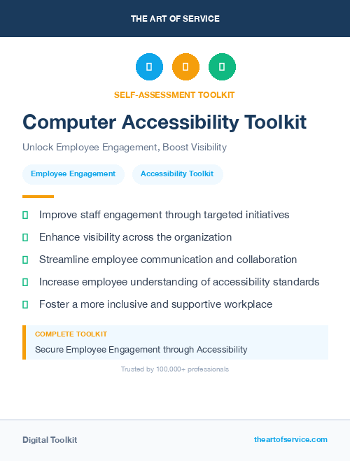 Computer Accessibility Toolkit