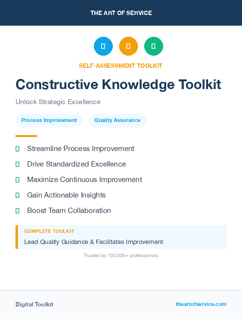 Constructive Knowledge Toolkit