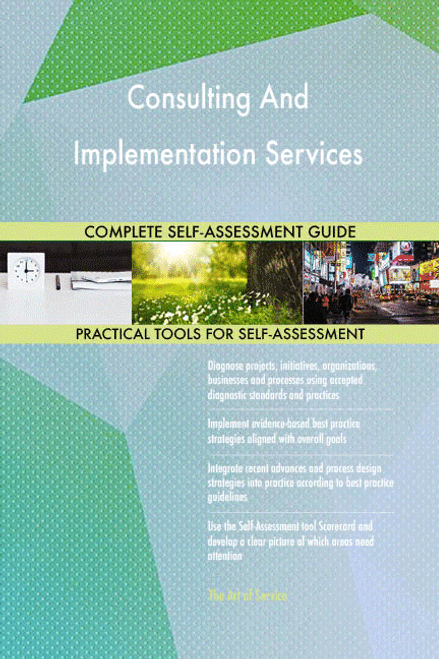 Consulting And Implementation Services Toolkit