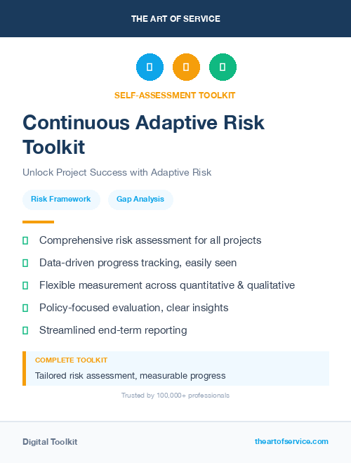 Continuous Adaptive Risk Toolkit