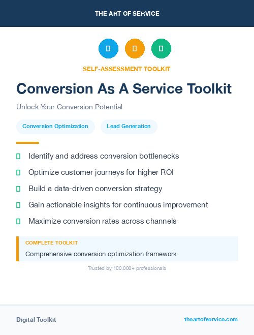 Conversion As A Service Toolkit