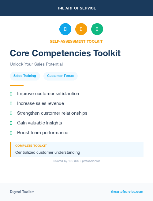 Core Competencies Toolkit